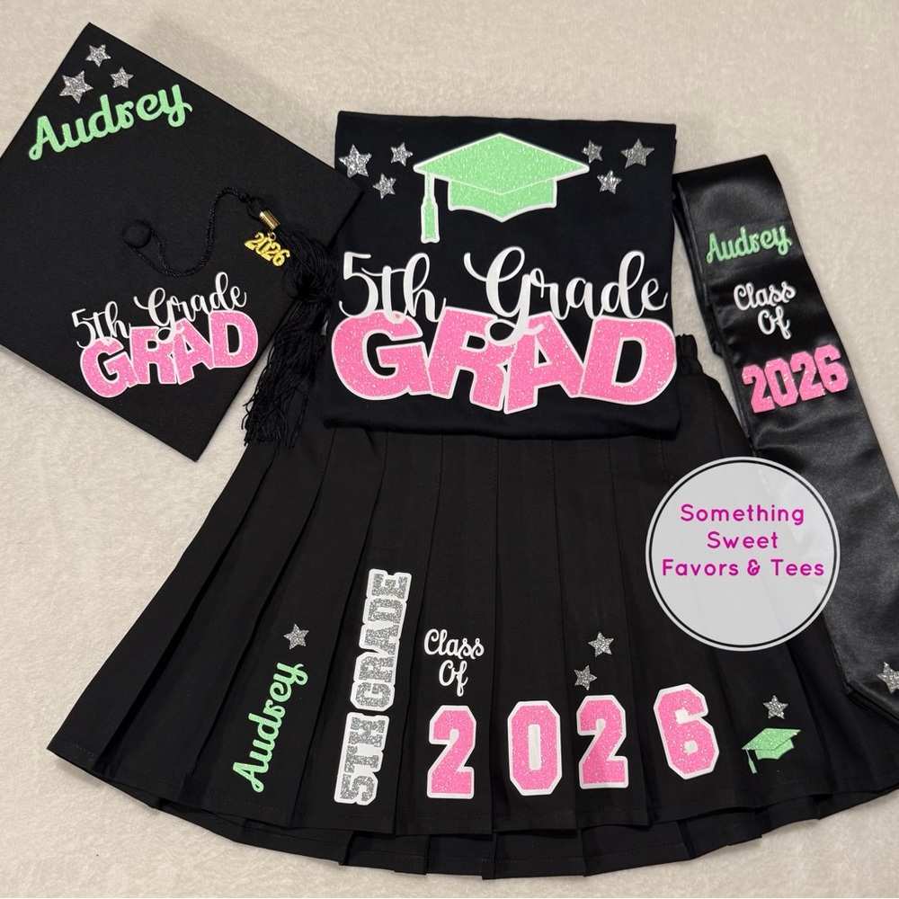 2026 Pre-K Grad Outfit
ALSO AVAILABLE FOR ALL GRADES